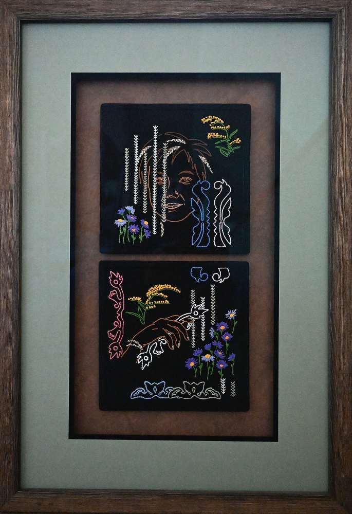 I Am The Land

Embroidery, Framed 26&amp;rdquo; x 18&amp;rdquo;

&amp;copy; 2021&amp;nbsp;Loriene Pearson

$1,200.00