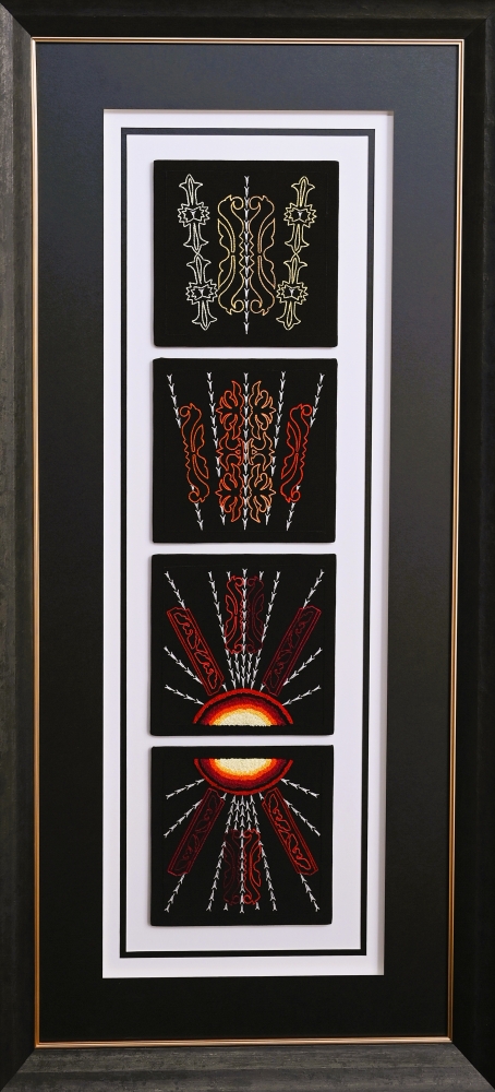 Alberta Sunrise

Embroidery, Framed&amp;nbsp;48&amp;rdquo; x 22 &amp;frac12;&amp;rdquo;

&amp;copy; 2021&amp;nbsp;Loriene Pearson

$2,100.00